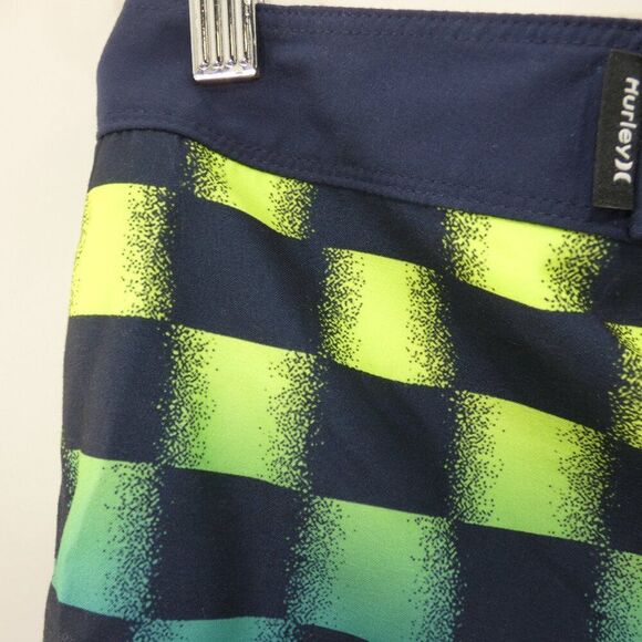 NWT Hurley Obsidian Check Board Shorts Size 14/27 - Picture 6 of 9